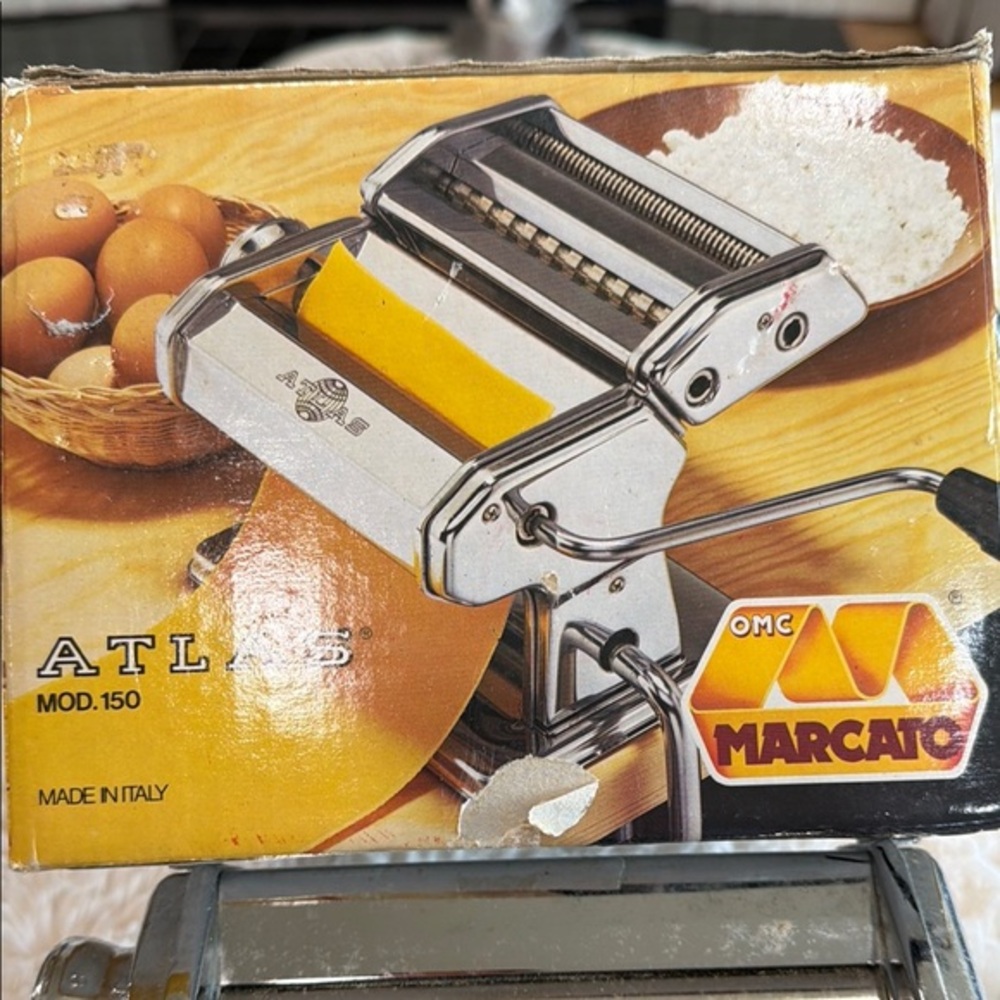 Marcato Vintage Atlas Pasta Maker Model 150 Made In Italy